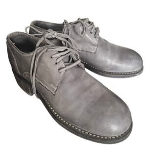 Guidi 792 Full Grain Horse Leather Derby CO49T Light Gray sz 35